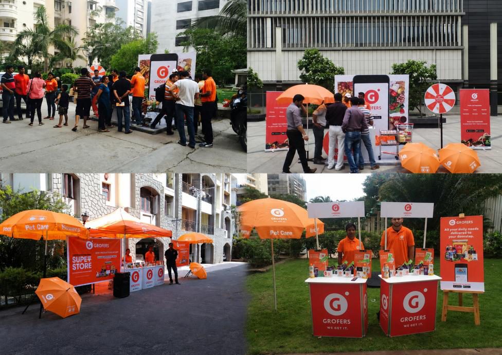 Grofers activations, Kolkata